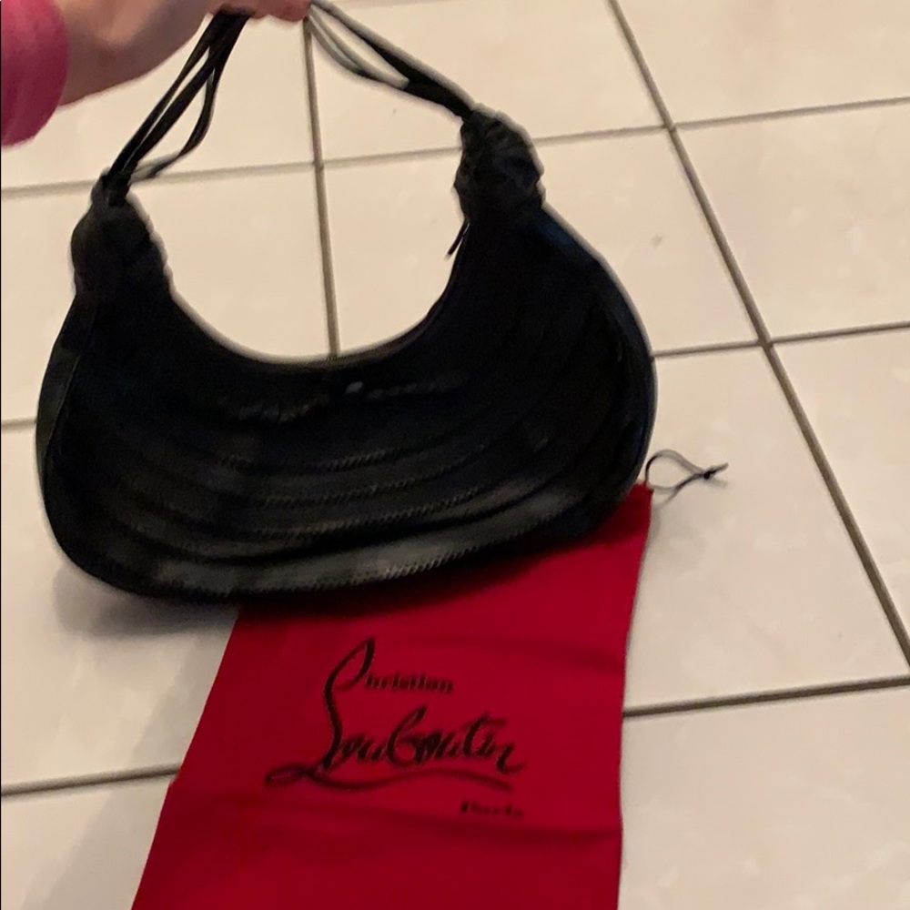 Christian Louboutin Leather Purse In Black - Picture 8 of 8